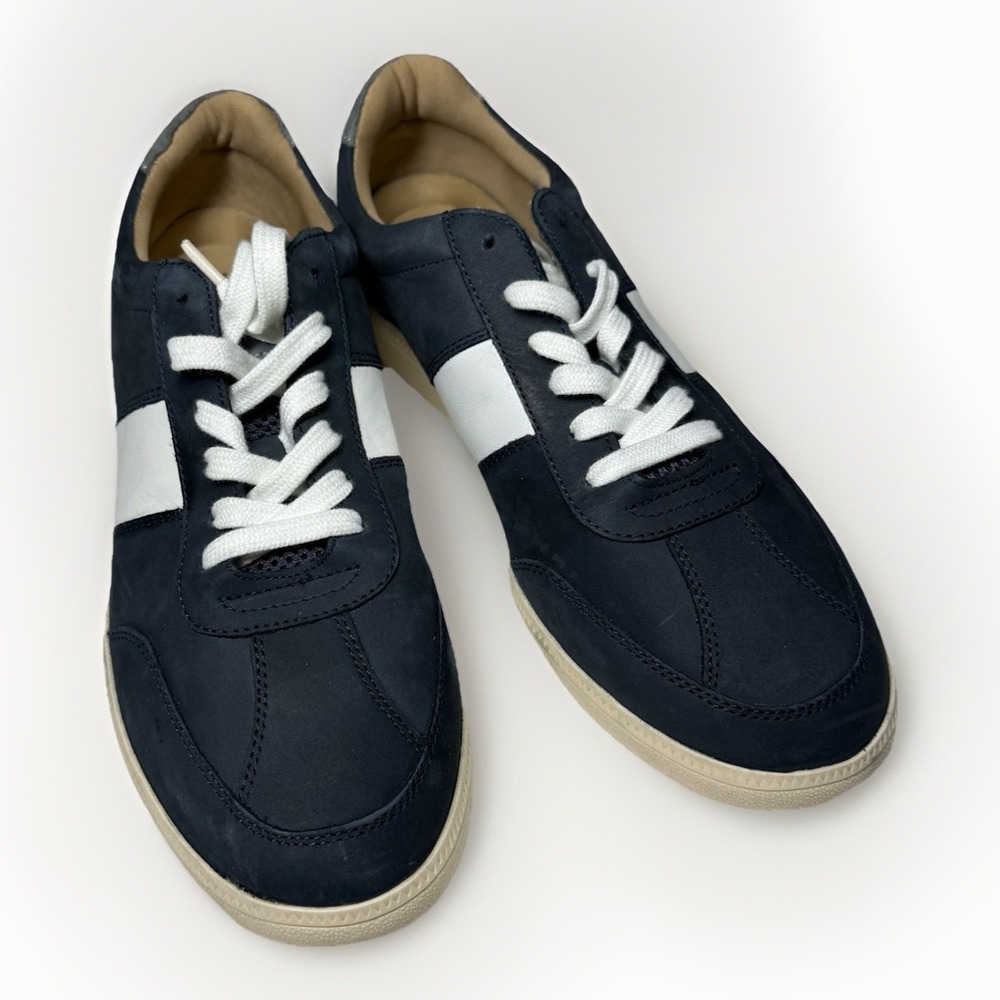 Vince Camuto Men's Kathir Sneaker Navy/White Size 9M / 43 NWOB Leather